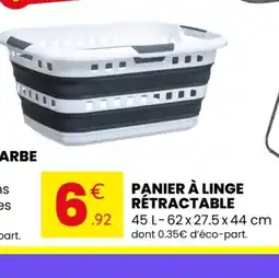 Stokomani Panier à linge rétractable offre