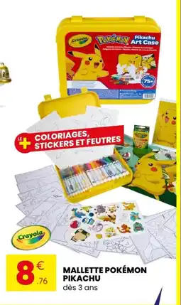 Stokomani Mallette pokémon pikachu offre