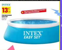 Stokomani INTEX Piscine ronde easy set offre