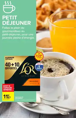 Carrefour L'OR ESPRESSO Capsules de café offre