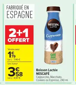 Carrefour NESCAFÉ Boisson Lactée offre