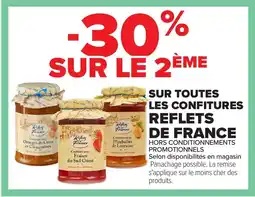 Carrefour REFLETS DE FRANCE Sur toutes les confitures offre