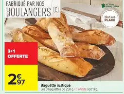 Carrefour Baguette rustique offre