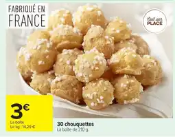 Carrefour 30 chouquettes offre