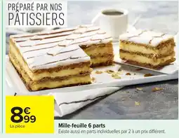 Carrefour Mille-feuille 6 parts offre