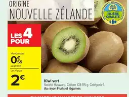Carrefour Kiwi vert offre