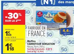 Carrefour CARREFOUR SENSATION Muffins offre