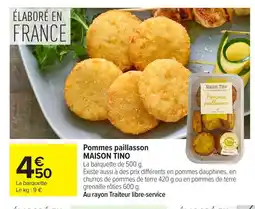 Carrefour MAISON TINO Pommes paillasson offre