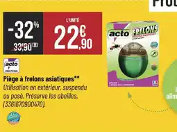 Bricorama Piège à frelons asiatiques offre