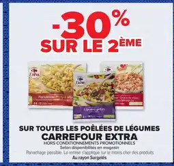 Carrefour CARREFOUR EXTRA Sur toutes les poêlées de légumes offre