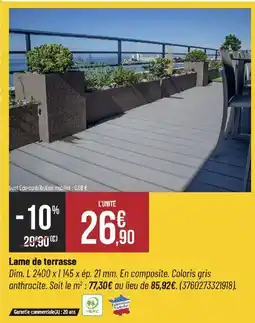 Bricorama Lame de terrasse offre
