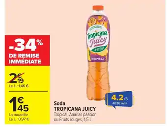 TROPICANA JUICY Soda