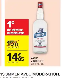 Carrefour VIKOROFF Vodka offre