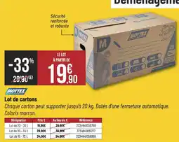 Bricorama Lot de cartons offre