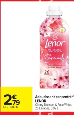 Carrefour LENOR Adoucissant concentré offre