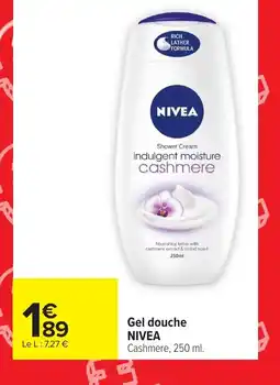 Carrefour NIVEA Gel douche offre