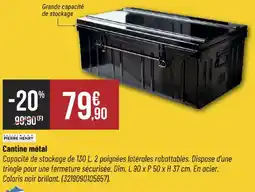Bricorama Cantine métal offre