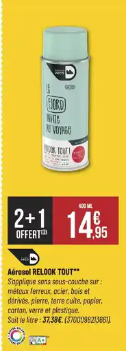 Bricorama Aérosol RELOOK TOUT offre