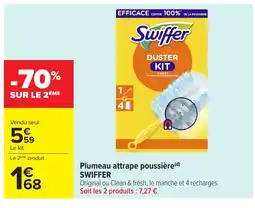 Carrefour SWIFFER Plumeau attrape poussière offre