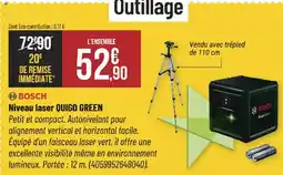 Bricorama Niveau laser quigo green offre