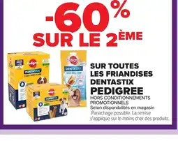 Carrefour PEDIGREE Sur toutes les friandises dentastix offre