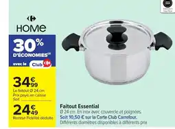 Carrefour HOME Faitout Essential offre
