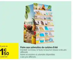 Carrefour Foire aux ustensiles de cuisine d'été offre