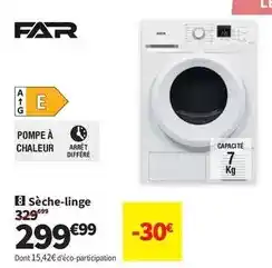 Conforama Far - sèche-linge offre