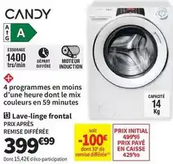 Conforama Candy - lave-linge frontal offre
