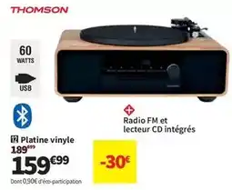 Conforama Thomson - platine vinyle offre