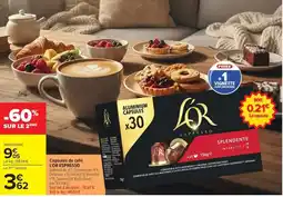 Carrefour Drive L'or - capsules de café offre