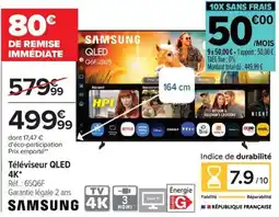 Carrefour SAMSUNG Téléviseur QLED offre