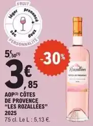 E.Leclerc Aop cotes de provence offre