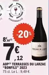 E.Leclerc Bonfils - aop terrasses du larzac 2023 offre
