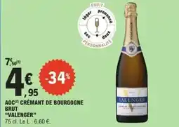 E.Leclerc Brut - aoc crémant de bourgogne offre