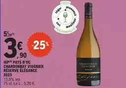 E.Leclerc Pays d'oc chardonnay viognier réserve offre