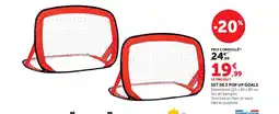 Super U Set de 2 pop up goals offre