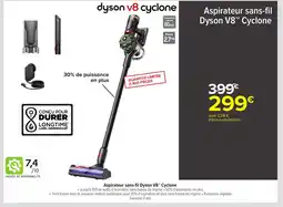 Carrefour DYSON Aspirateur sans-fil V8 Cyclone offre