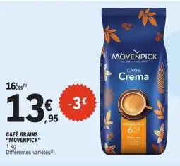 E.Leclerc MOVENPICK Café grains offre