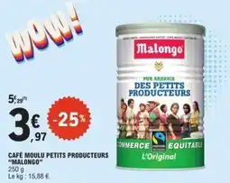 E.Leclerc MALONGO Café moulu petits producteurs offre