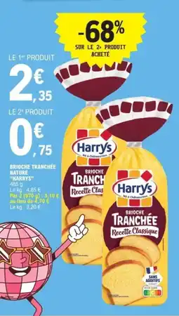 E.Leclerc HARRYS Brioche tranchée nature offre