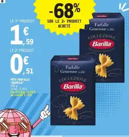 E.Leclerc BARILLA Pâte farfalle offre