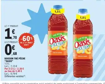 OASIS Boisson thé pêche