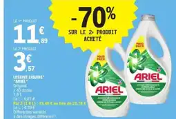 E.Leclerc ARIEL Lessive liquide offre