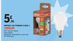 E.Leclerc OSRAM Ampoule led standard classe a offre