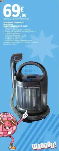 E.Leclerc Détacheur à eau aspirant power 1000 offre