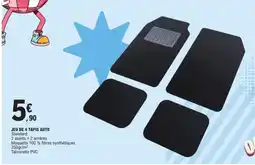 E.Leclerc Jeu de 4 tapis auto offre