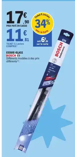 E.Leclerc BOSCH Essuie-glace offre