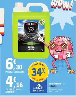 E.Leclerc HOLTS Lave-glace été offre