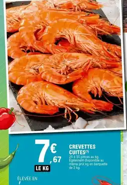 E.Leclerc Crevettes cuites offre